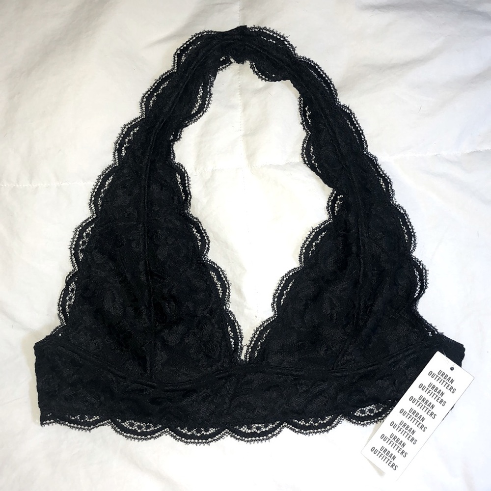 URBAN Out From Under Lacy Halter Bra - Medium
